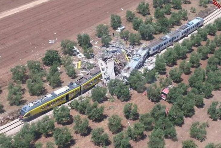Scontro treni in Puglia nel 2016: chieste 15 condanne e la revoca della concessione
