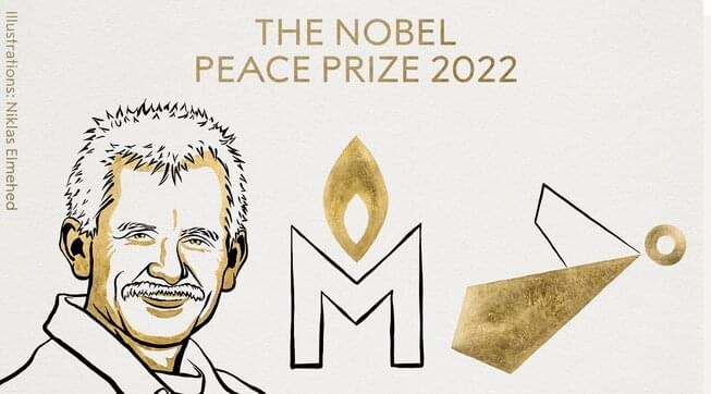 Il premio Nobel per la pace 2022 è stato assegnato al difensore dei diritti umani bielorusso Ales Bialiatski, all’organizzazione russa per i diritti umani Memorial e all’organizzazione ucraina per i diritti umani Center for Civil Liberties.